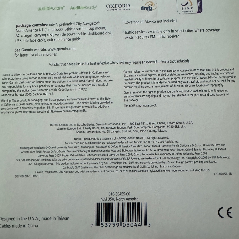 Garmin Silver GPS Navigation System - Picture 5 of 5